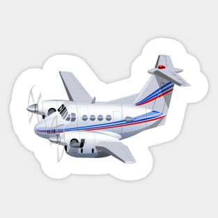 Cartoon airplane Sticker